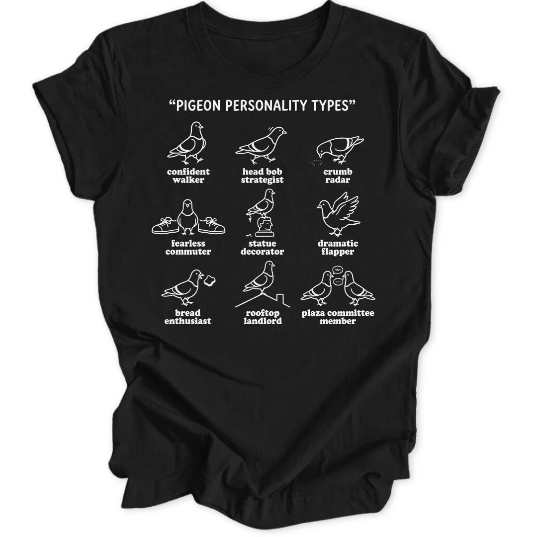 Pigeon Personalities Unisex T-Shirt - Wild Spirit