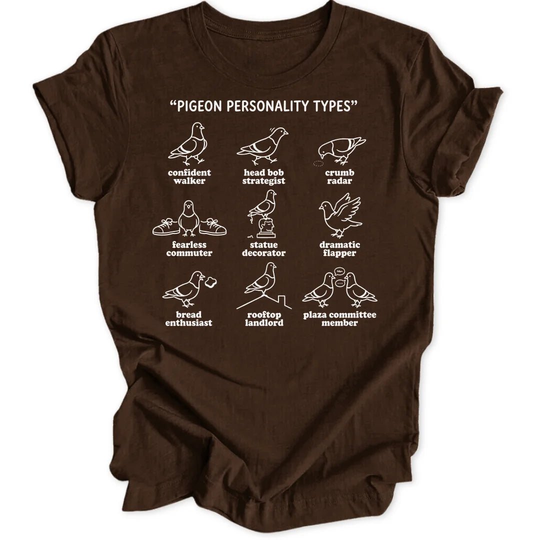 Pigeon Personalities Unisex T-Shirt - Wild Spirit