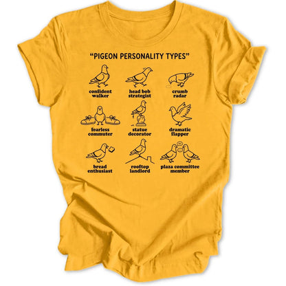 Pigeon Personalities Unisex T-Shirt - Wild Spirit