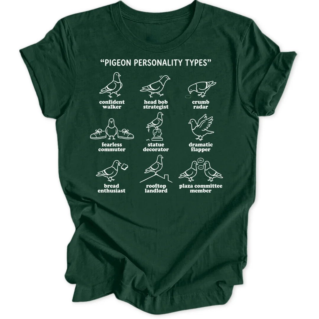 Pigeon Personalities Unisex T-Shirt - Wild Spirit