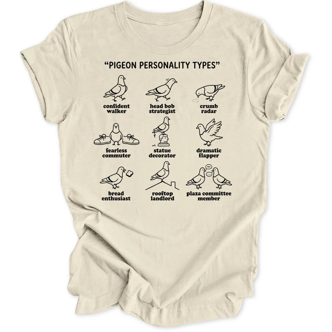 Pigeon Personalities Unisex T-Shirt - Wild Spirit