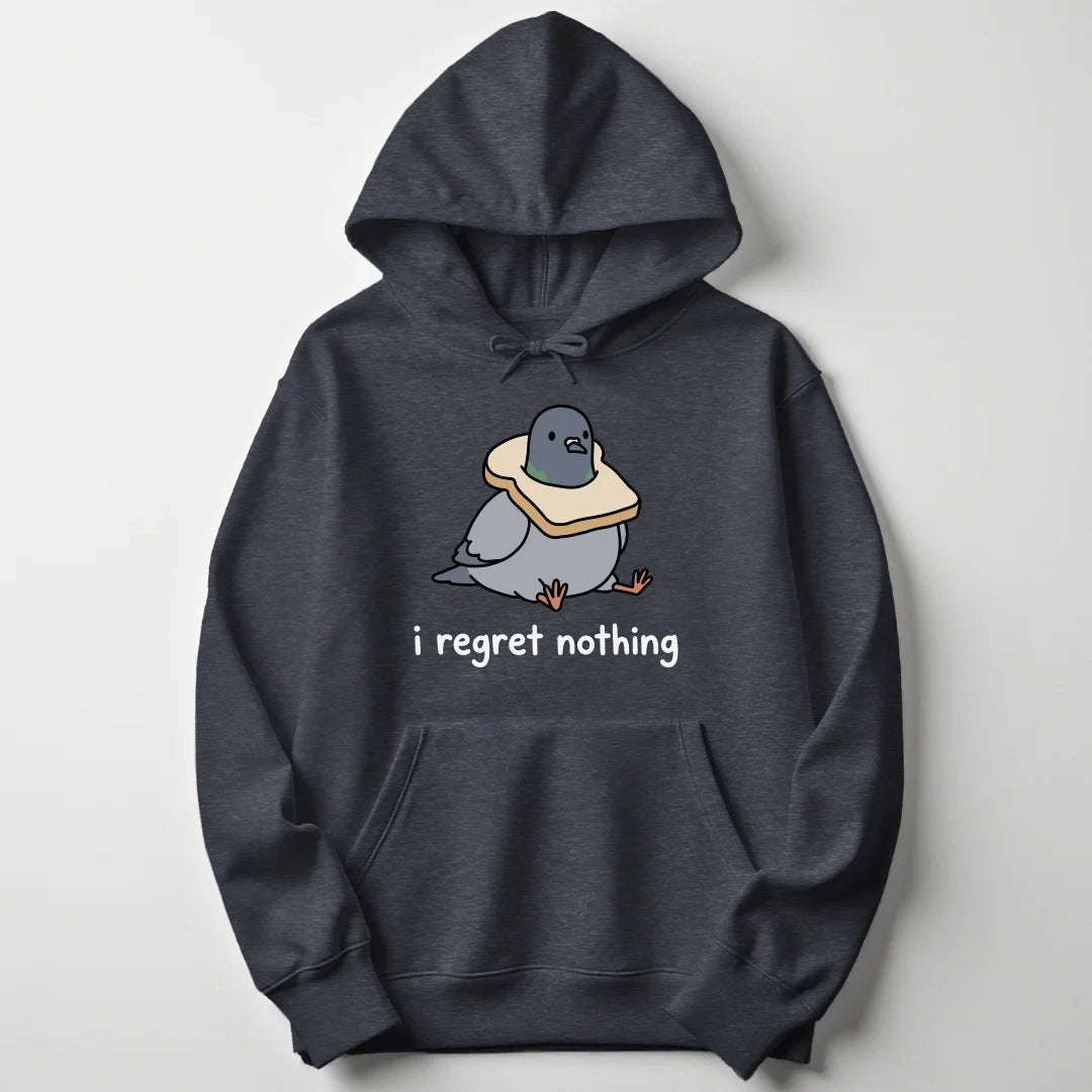 Pigeon Regret Unisex Hoodie - Wild Spirit