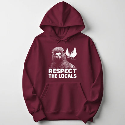 Pigeon Respect Unisex Hoodie - Wild Spirit