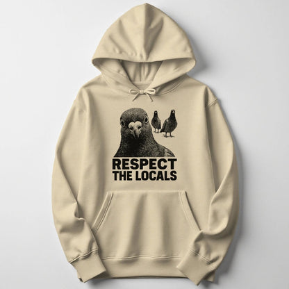 Pigeon Respect Unisex Hoodie - Wild Spirit