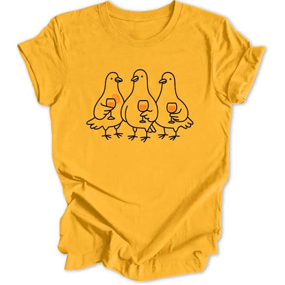 Pigeon Trio Unisex T-Shirt - Wild Spirit