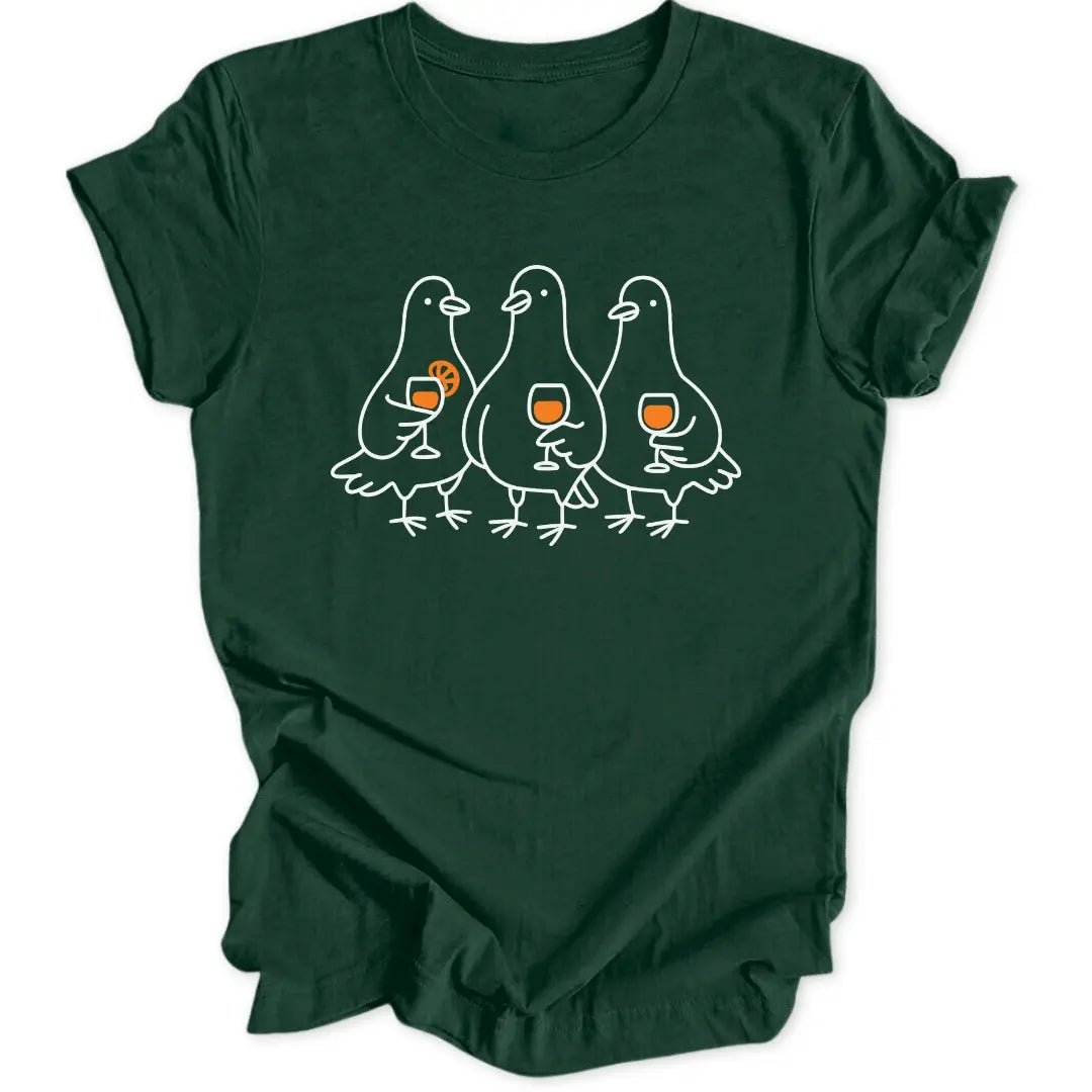 Pigeon Trio Unisex T-Shirt - Wild Spirit