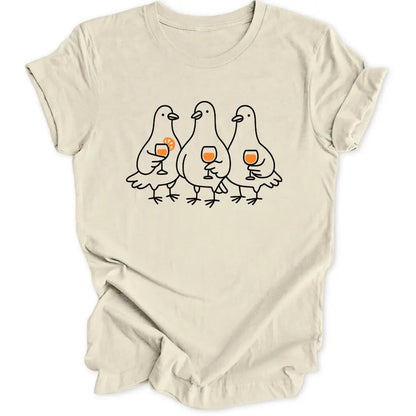 Pigeon Trio Unisex T-Shirt - Wild Spirit