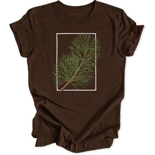 Pine Rectangle T-Shirt T-Shirt Braun / S