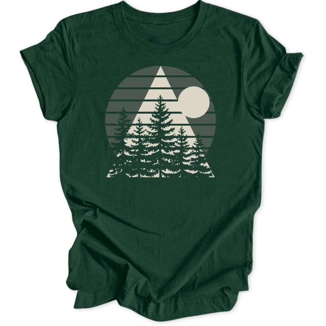Pines Triangle Unisex T-Shirt - Wild Spirit