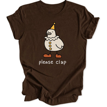 Please Clap Pigeon Unisex T-Shirt - Wild Spirit