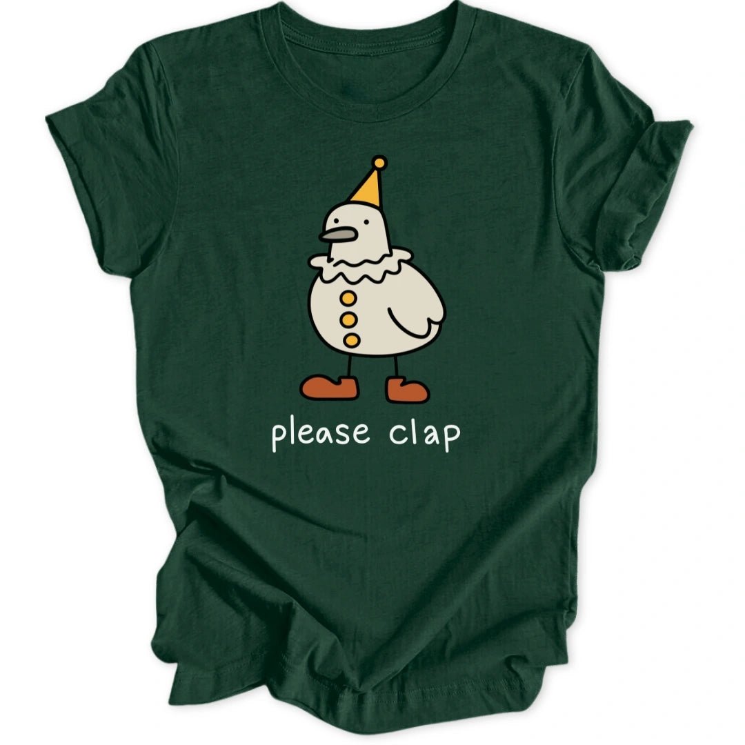 Please Clap Pigeon Unisex T-Shirt - Wild Spirit