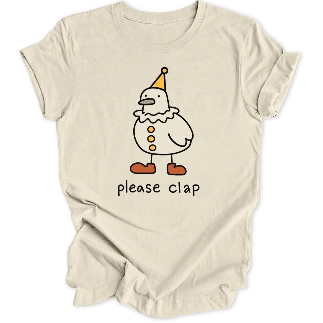 Please Clap Pigeon Unisex T-Shirt - Wild Spirit
