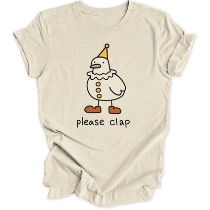 Please Clap Pigeon Unisex T-Shirt - Wild Spirit