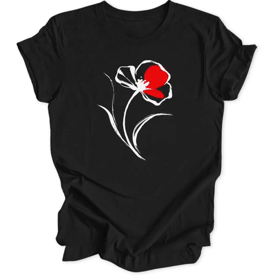 Poppy Art Unisex T-Shirt - Wild Spirit