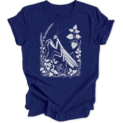 Praying Mantis Unisex T-Shirt T-Shirt Navy / S