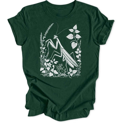 Praying Mantis Unisex T-Shirt T-Shirt Waldgrün / S