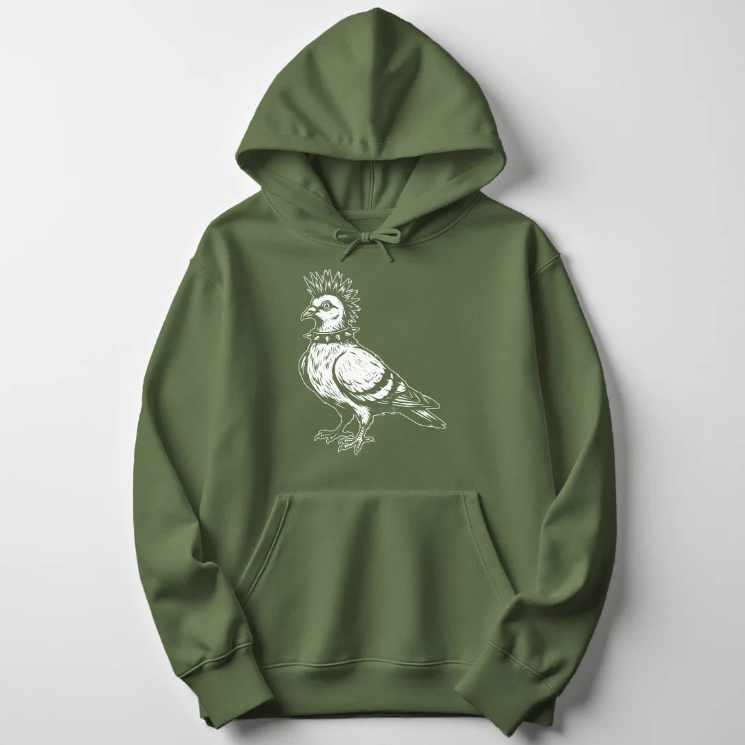 Punk Pigeon Unisex Hoodie - Wild Spirit