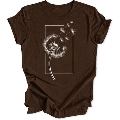 Pusteblume Unisex T-Shirt T-Shirt Braun / S