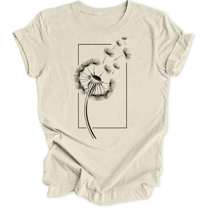 Pusteblume Unisex T-Shirt T-Shirt Natur / S