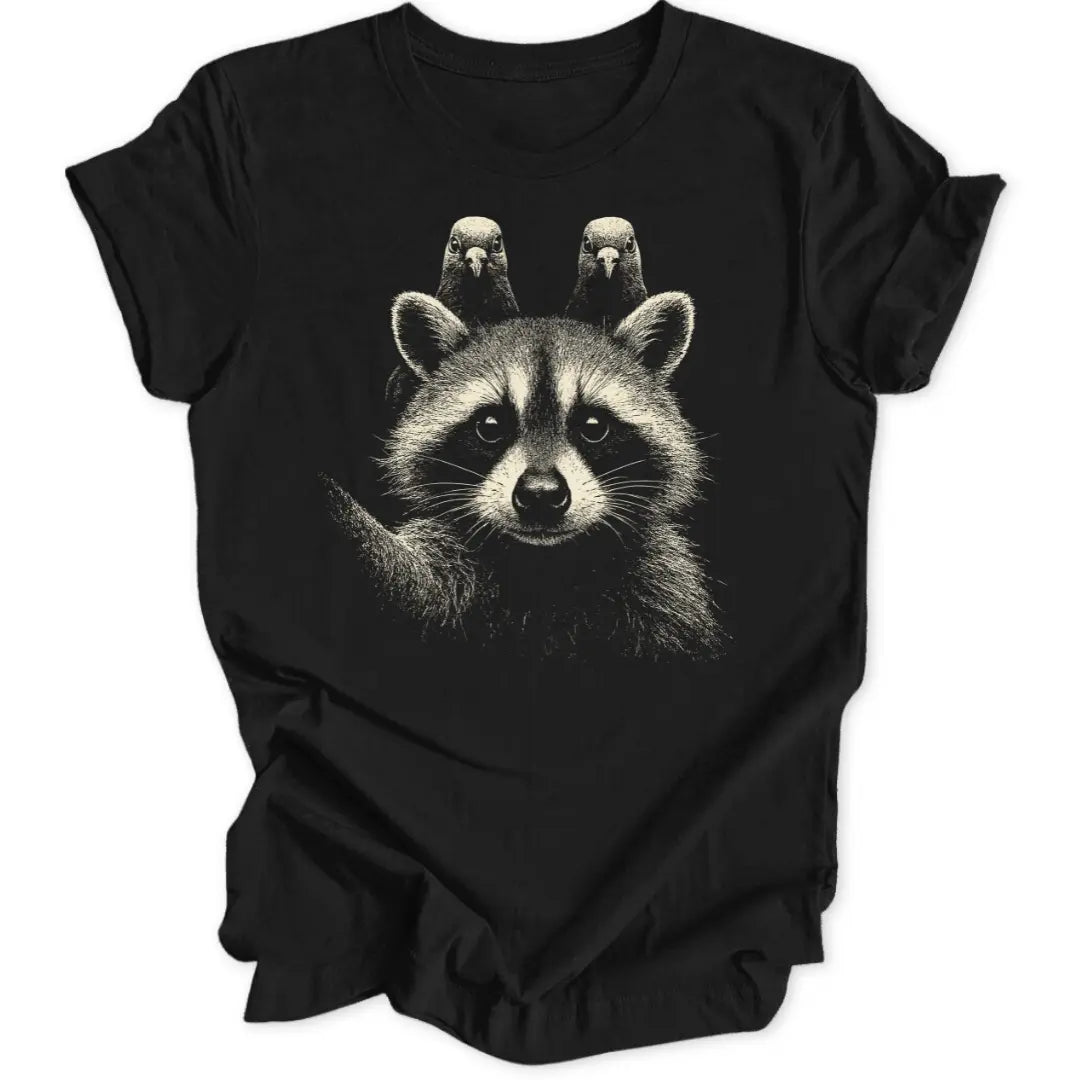 Racoon Selfie Unisex T-Shirt - Wild Spirit