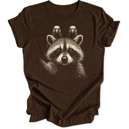 Racoon Selfie Unisex T-Shirt - Wild Spirit