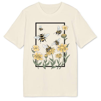 Rectangle Bees Bio T-Shirt - Wild Spirit
