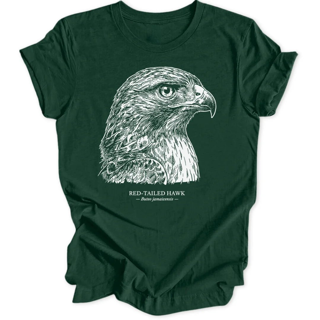 Red - Tailed Hawk Unisex T-Shirt - Wild Spirit