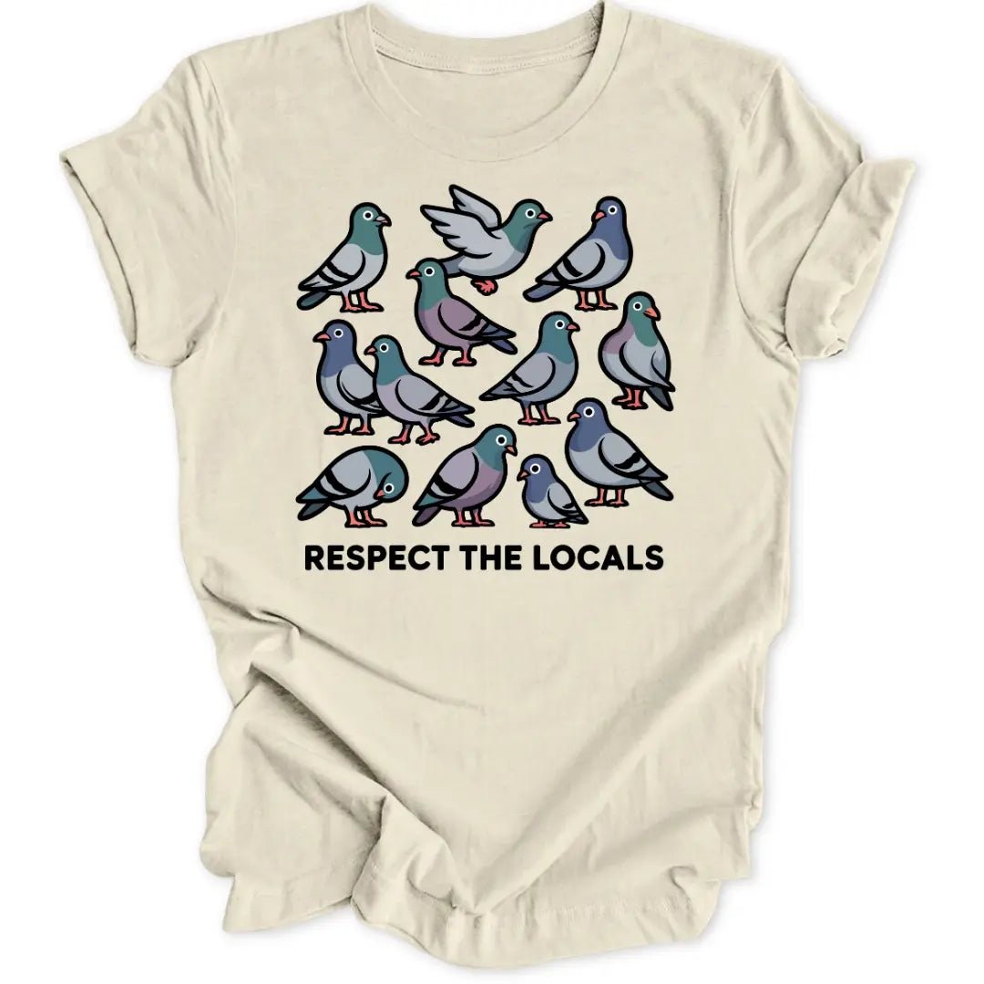 Respect Pigeons Unisex T-Shirt - Wild Spirit