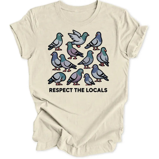 Respect Pigeons Unisex T-Shirt - Wild Spirit