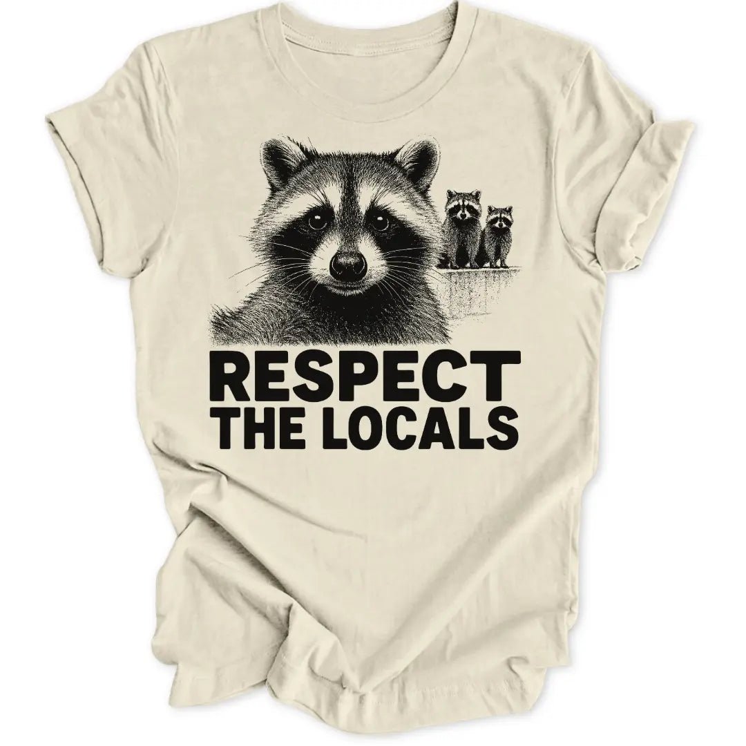 Respect Raccoons Unisex T-Shirt - Wild Spirit