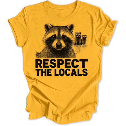 Respect Raccoons Unisex T-Shirt - Wild Spirit