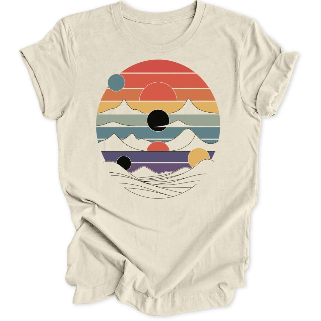 Retro View Unisex T-Shirt T-Shirt Natur / S