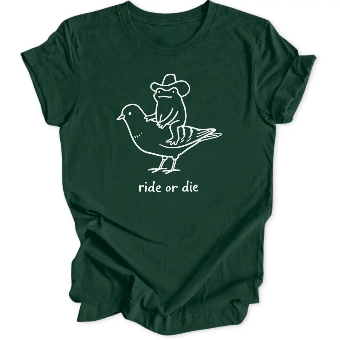 Ride or Frog Unisex T-Shirt - Wild Spirit