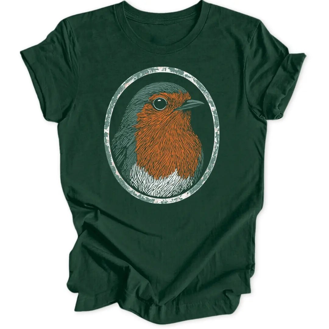 Robin Portrait Unisex T-Shirt - Wild Spirit