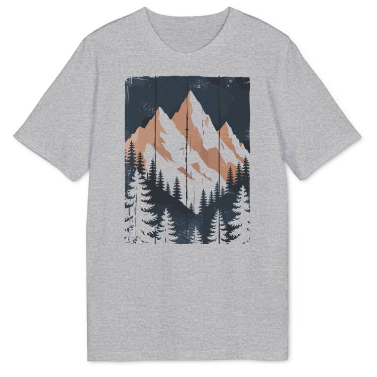 Rustikale Berge Bio T-Shirt - Wild Spirit