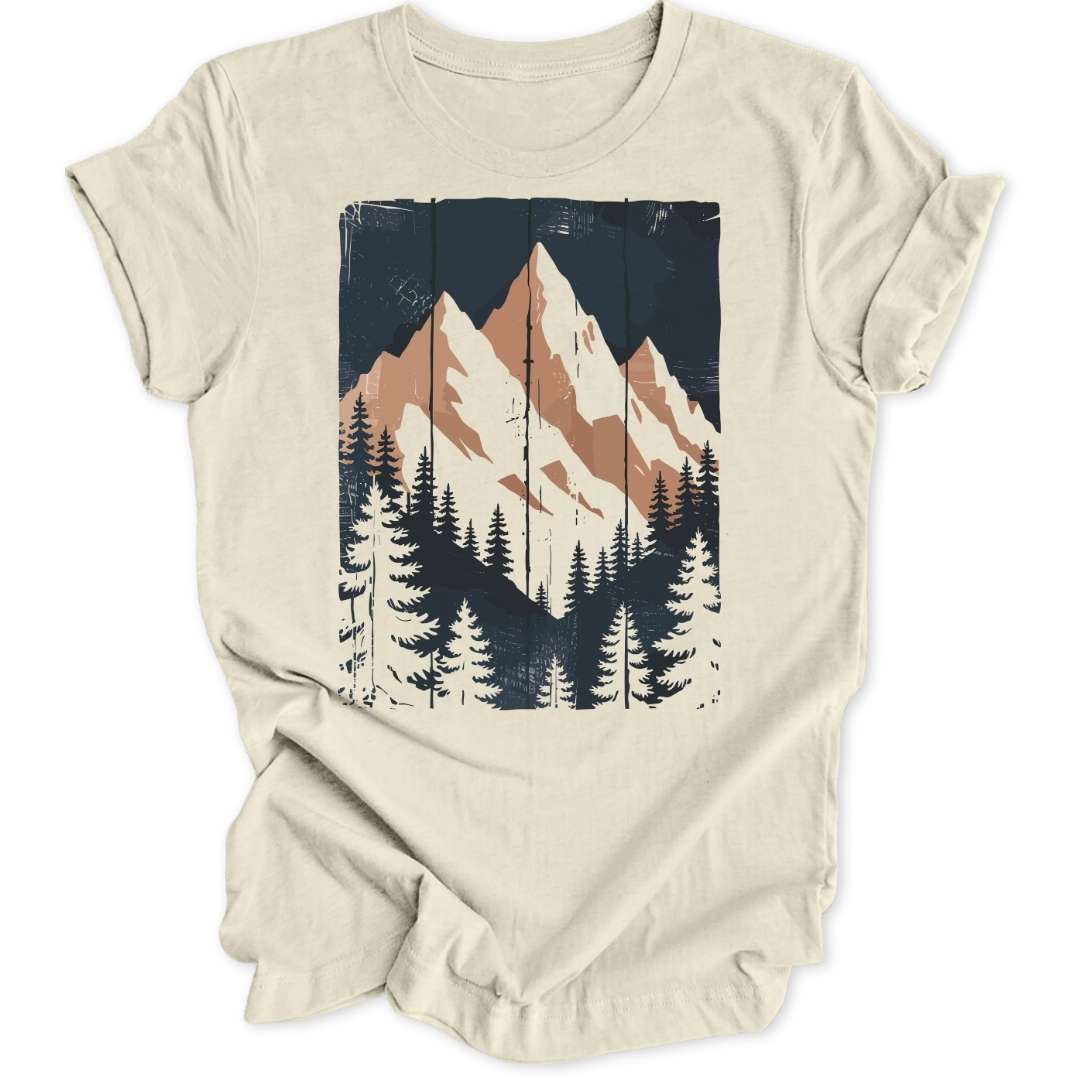 Rustikale Berge Unisex T-Shirt - Wild Spirit