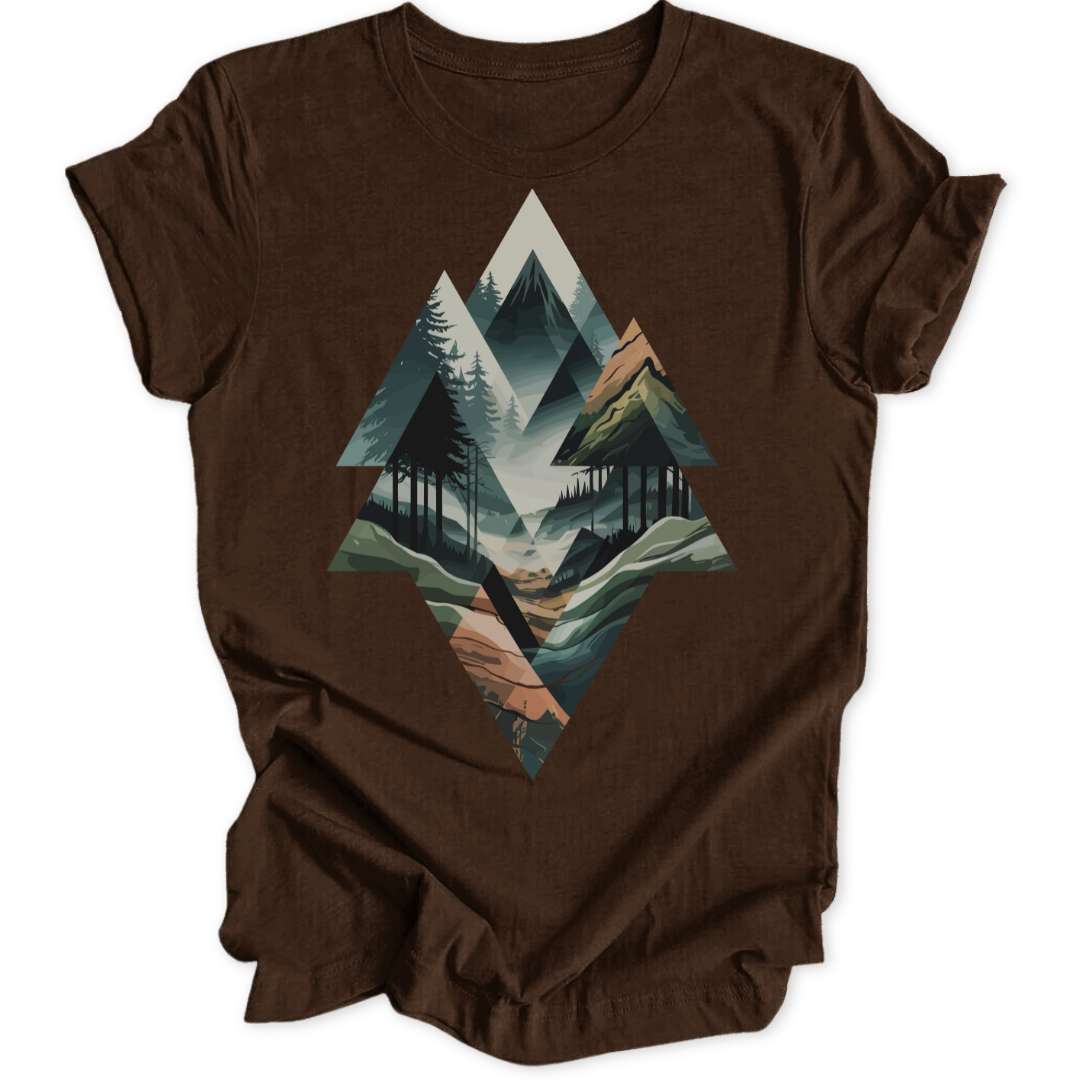 Sacred Forest Unisex T-Shirt T-Shirt Braun / S