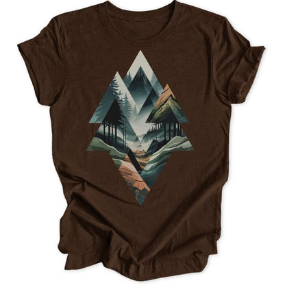 Sacred Forest Unisex T-Shirt T-Shirt Braun / S