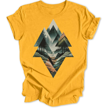 Sacred Forest Unisex T-Shirt T-Shirt Gold / S