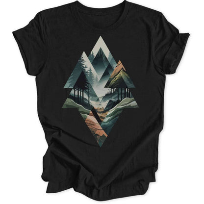 Sacred Forest Unisex T-Shirt T-Shirt Schwarz / S