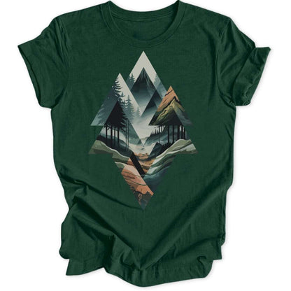 Sacred Forest Unisex T-Shirt T-Shirt Waldgrün / S