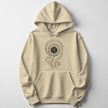 Sacred Sunflower Unisex Hoodie - Wild Spirit
