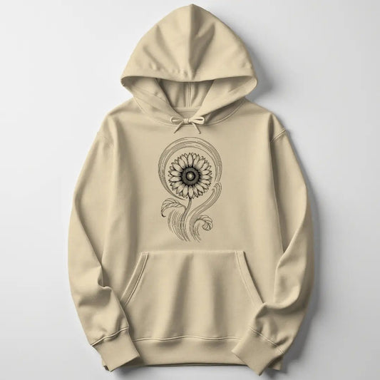 Sacred Sunflower Unisex Hoodie - Wild Spirit