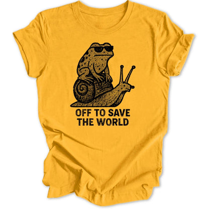 Save The World Frog Unisex T-Shirt - Wild Spirit