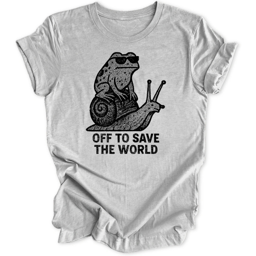 Save The World Frog Unisex T-Shirt - Wild Spirit