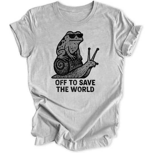 Save The World Frog Unisex T-Shirt - Wild Spirit