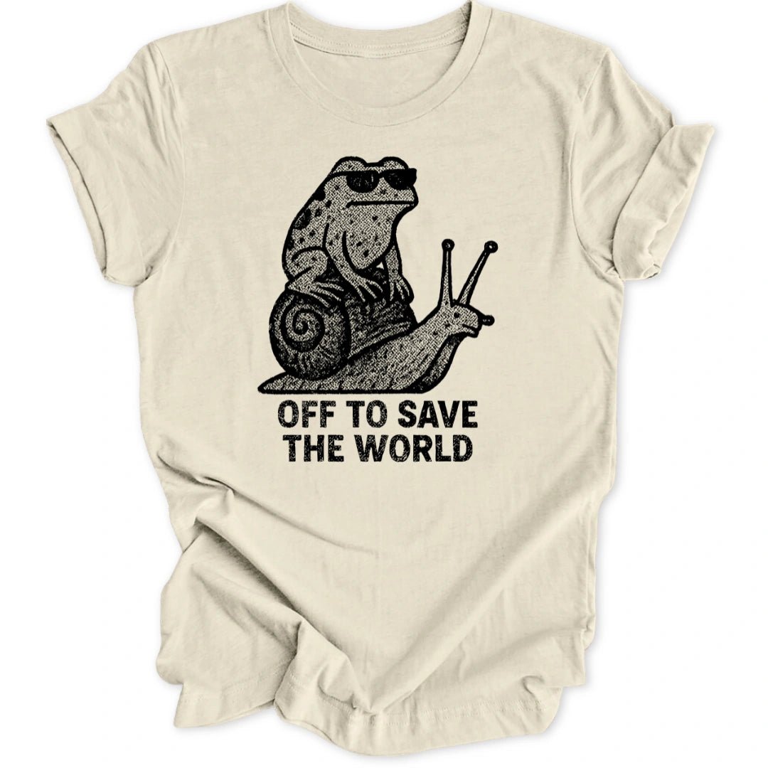 Save The World Frog Unisex T-Shirt - Wild Spirit