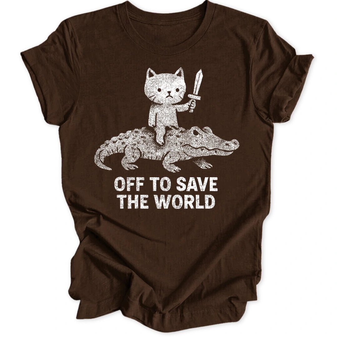 Save The World Kitten Unisex T-Shirt - Wild Spirit