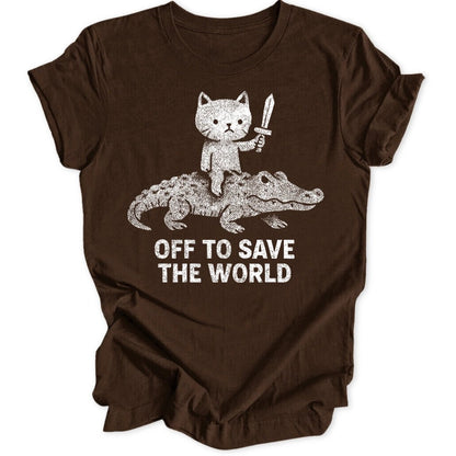 Save The World Kitten Unisex T-Shirt - Wild Spirit