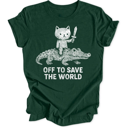 Save The World Kitten Unisex T-Shirt - Wild Spirit